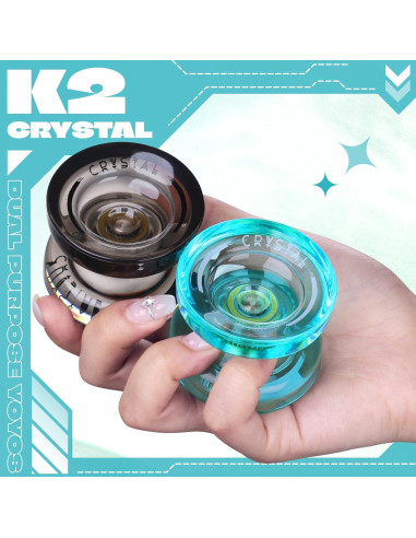Yoyo MAGICYOYO K2 Cristal Paquete 2 Niños + Accesorios