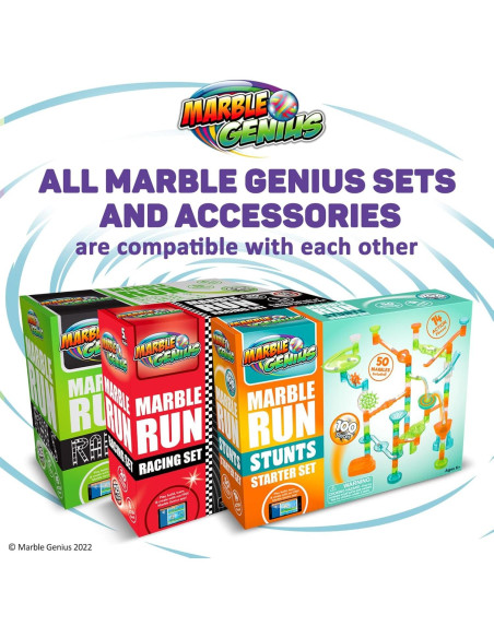 Conjunto de Refuerzo Marble Genius 20 Piezas para Canicas Conjunto de Refuerzo Marble Genius 20 Piezas para Canicas