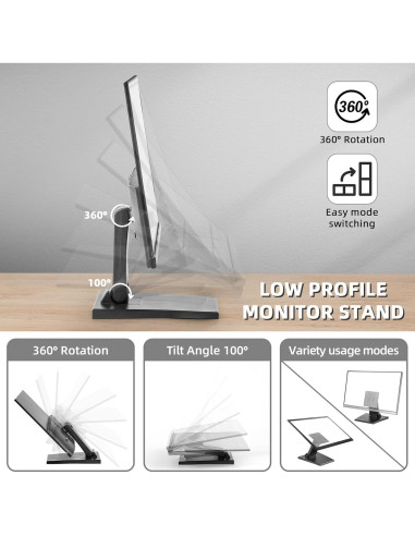 Soporte de Monitor Plegable Wearson WS-03A2 VESA 75x75 100x100