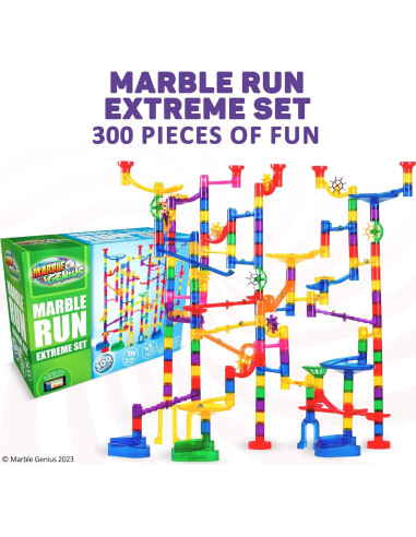 Juego de Canicas Marble Genius 300 Piezas para Niños
