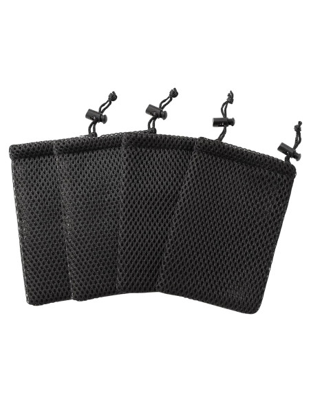YXQ Bolsa de Malla de Nylon con Cierre de Cordón 4 Pcs 13x9 cm YXQ Bolsa de Malla de Nylon con Cierre de Cordón 4 Pcs 13x9 cm