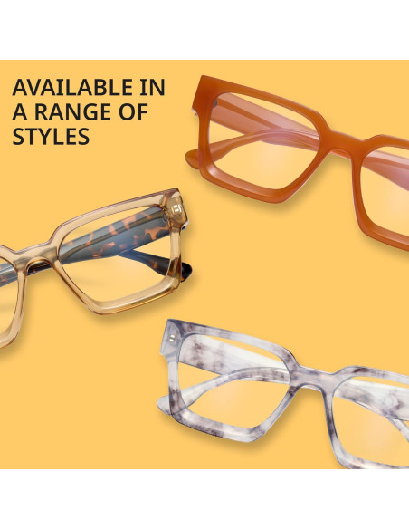 Gafas de luz azul oversized para mujer - Marco preppy chic Gafas de luz azul oversized para mujer - Marco preppy chic