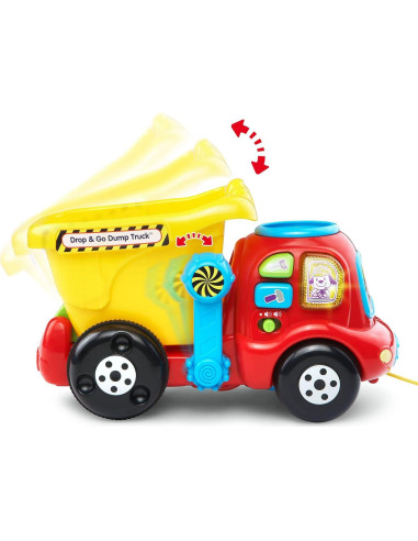 Camión de Volteo VTech Drop and Go Amarillo - Juguete Educativo