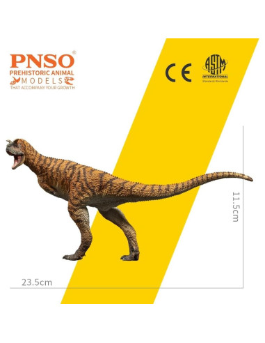 Modelo Dinosaurio PNSO 36 Domingo Carnotauro 30x20x15cm