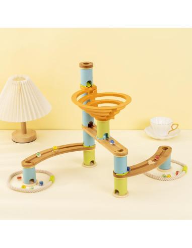 Set de Juguete de Construcción de Carreras de Canicas UDEAS