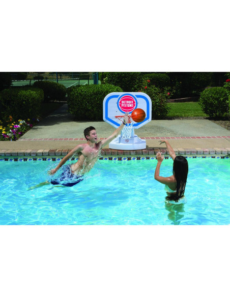 Juego de Baloncesto Poolmaster NBA Detroit Pistons 86x64cm Juego de Baloncesto Poolmaster NBA Detroit Pistons 86x64cm
