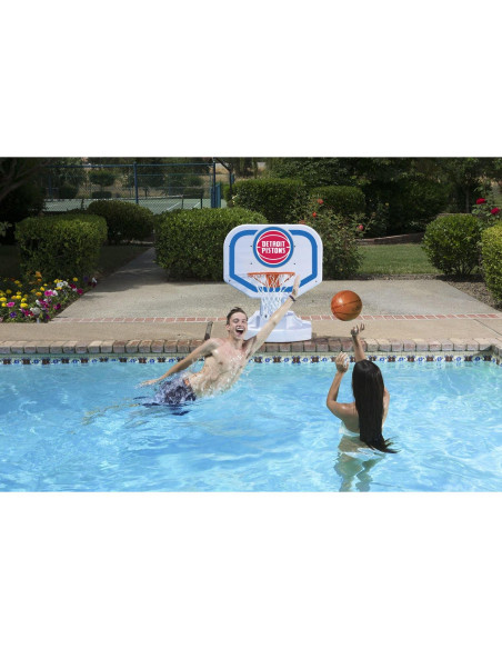 Juego de Baloncesto Poolmaster NBA Detroit Pistons 86x64cm Juego de Baloncesto Poolmaster NBA Detroit Pistons 86x64cm