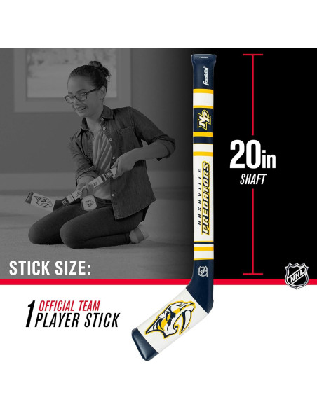 Conjunto Hockey Suave Franklin Sports Nashville Predators Conjunto Hockey Suave Franklin Sports Nashville Predators
