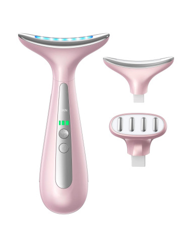 Masajeador Facial y de Cuello Shenzen - Cabeza Doble Rosa