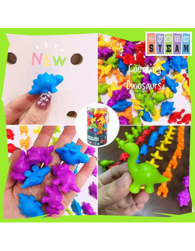 Juguete Educativo Unique Kids Dinosaurios - Clasificación 3 a 6 Años