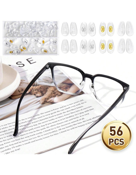 Kit de almohadillas para nariz de gafas Vivinin 57 pares Kit de almohadillas para nariz de gafas Vivinin 57 pares