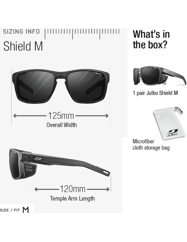 Gafas de sol Julbo Shield M para montaña y deportes 100% UV