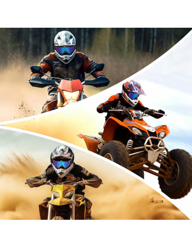 Gafas de motocross YOHOG 2-Pack a prueba de viento