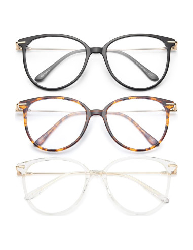 Gafas Anti Luz Azul Gaoye Unisex con Filtro UV 3 Piezas