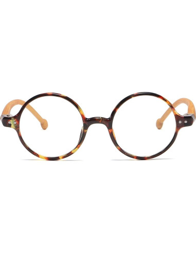 Gafas Retro Redondas JOVAKIT con Bloqueo Luz Azul Unisex