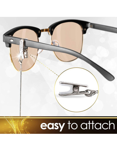 Cadena de Gafas SIGONNA de Acero Inoxidable - 73,66 cm