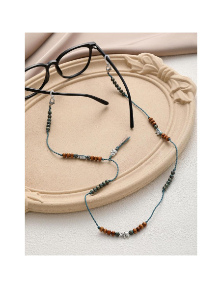Cadena para Gafas de Sol Mujer EC-Tassels Bicolor con Borlas Cadena para Gafas de Sol Mujer EC-Tassels Bicolor con Borlas