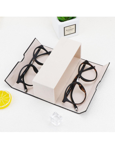 Estuche para Gafas LifeArt Plegable de PU con Imán
