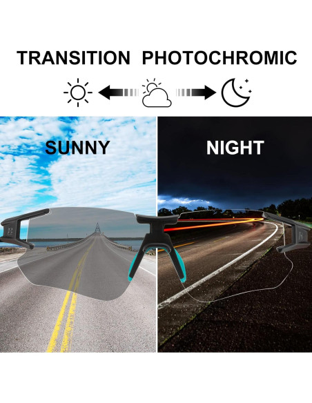 Gafas de sol ROCKBROS fotoquímicas UV para ciclismo Gafas de sol ROCKBROS fotoquímicas UV para ciclismo