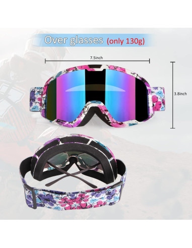 Gafas de Motocross LMAVAG GLAS-PIN UV400 Antirayaduras