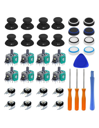 Kit de Reemplazo de 37 Piezas lyfLux para Joysticks Xbox