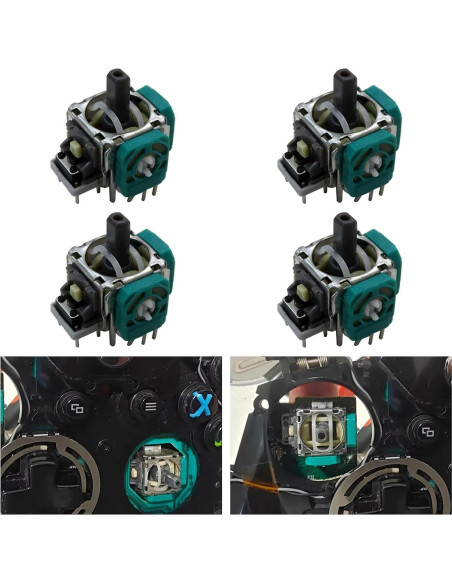 4 Piezas Joystick Reemplazo para Controlador XBOX Series X/S 4 Piezas Joystick Reemplazo para Controlador XBOX Series X/S