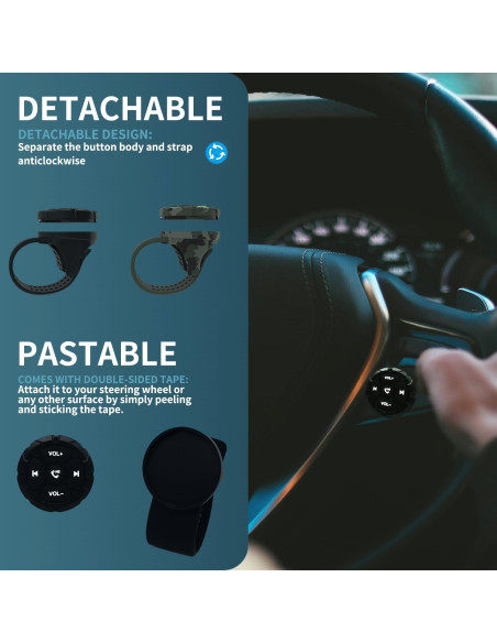 Control Remoto Bluetooth Jaesien DQX-Q7 Impermeable Negro Control Remoto Bluetooth Jaesien DQX-Q7 Impermeable Negro