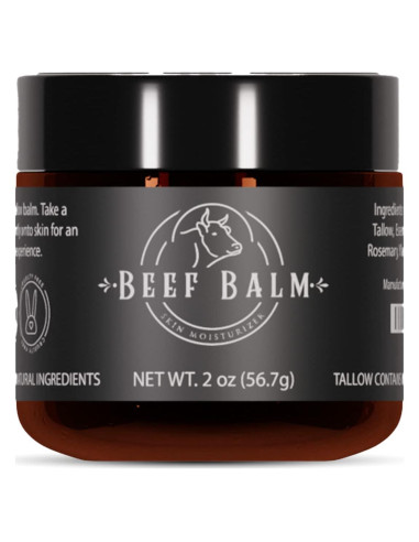 Bálsamo de Sebo de Res Natural - Humectante Facial Vainilla 159g
