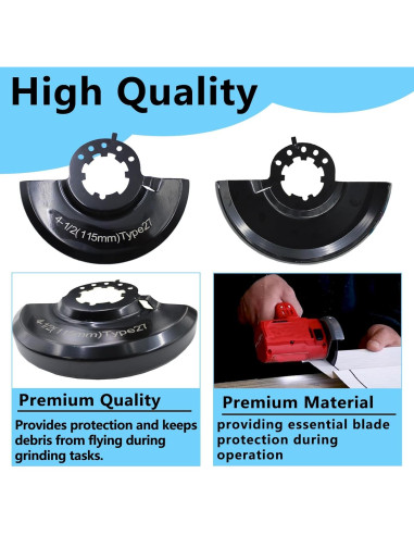 Protector de Rueda Amoladora Milwaukee 4-1/2" 43-54-0155