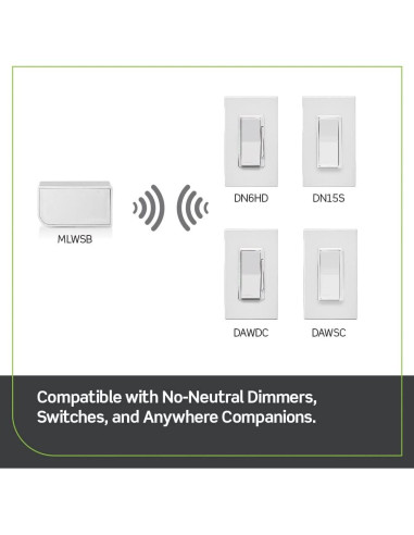 Puente Wi-Fi Leviton Decora Smart MLWSB-1RW, Blanco, 232 m