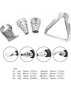 Kit de Boquillas para Pistola de Aire Caliente Zerone 4 Pzas 2