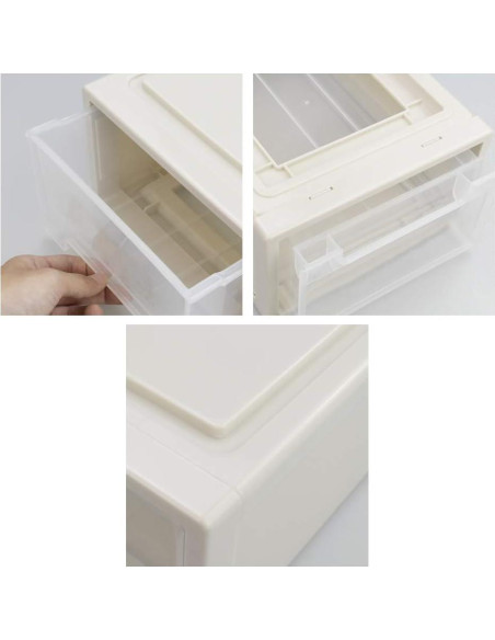 Cajonera de Plástico Jandson 3 Cajones 30x20x12 cm Cajonera de Plástico Jandson 3 Cajones 30x20x12 cm