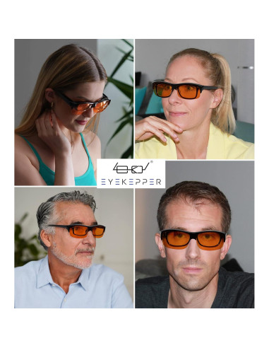 Gafas Eyekepper Fitover Anti-Luz Azul 100% para Computadora