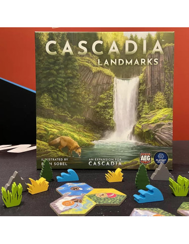 Cascadia Monumentos AEG | Expansión para 5-6 jugadores