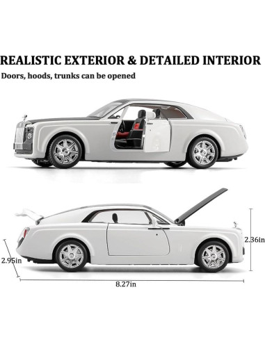 Coche de Juguete Rolls-Royce Sweptail 1:24 con Luz y Sonido