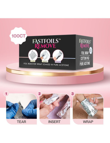 Eliminadores de Foil de Gel Americanails 100 Unidades