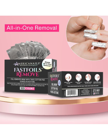 Eliminadores de Foil de Gel Americanails 100 Unidades