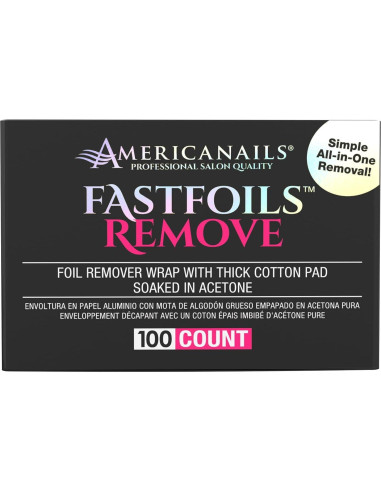 Eliminadores de Foil de Gel Americanails 100 Unidades