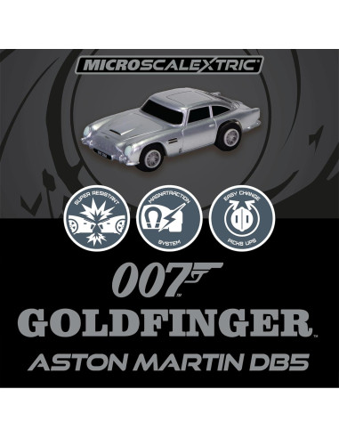 Coche Slot Scalextric Micro Aston Martin DB5 1:64 G2221