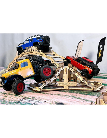 Kit de 3 Obstáculos Crawler Park para RC 1/24 y 1/18 Kit de 3 Obstáculos Crawler Park para RC 1/24 y 1/18