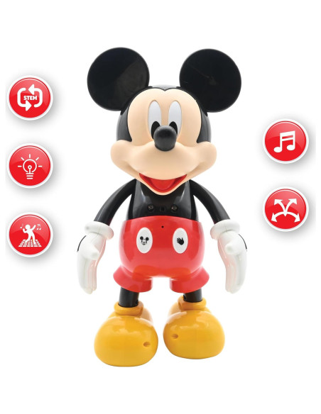 Robot Bilingüe Lexibook Mickey - Inglés/Español, 100+ Cuestionarios Robot Bilingüe Lexibook Mickey - Inglés/Español, 100+ Cuestionarios