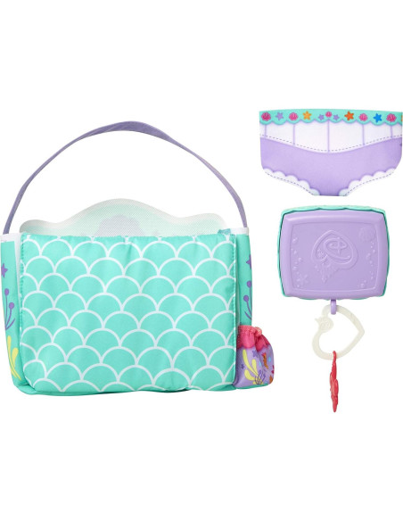 Bolsa de Pañales y Cambiador Disney La Sirenita 2 en 1 Bolsa de Pañales y Cambiador Disney La Sirenita 2 en 1