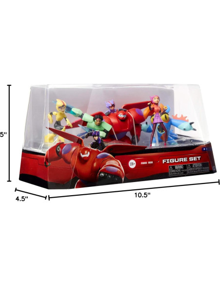 Set de Figuras Big Hero 6 Disney - 5 Piezas 8.9 cm Set de Figuras Big Hero 6 Disney - 5 Piezas 8.9 cm