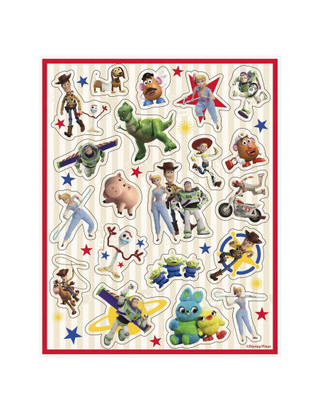 Hojas de Calcomanías Multicolor Disney Toy Story 4 - 4 Piezas Hojas de Calcomanías Multicolor Disney Toy Story 4 - 4 Piezas