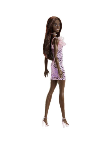 Muñeca Barbie Mattel HJR94 Vestido Rosa Metálico 29 cm