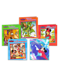 Conjunto de Libros de Cuentos Mickey Mouse - 5 Piezas
