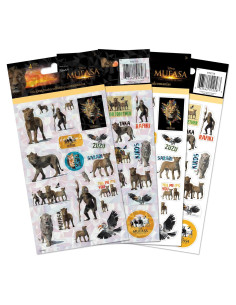Stickers Mufasa Disney - 4 Hojas Brillantes 20,96x10,16cm