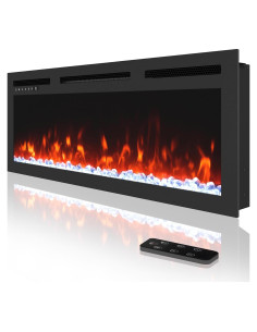 Chimenea Eléctrica Boyel Living 91.4cm 1500W Multicolor