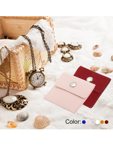 Bolsa de Joyería Velvet PATIKIL 10x7.5cm - Paquete de 12