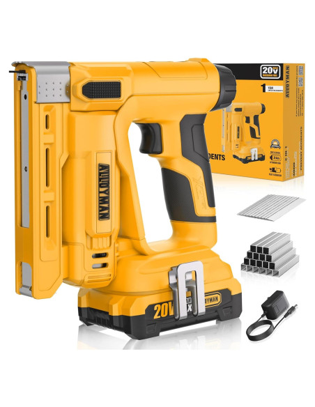 Grapadora Inalámbrica Alloyman 2 en 1 18GA 20V con Batería Grapadora Inalámbrica Alloyman 2 en 1 18GA 20V con Batería
